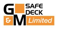 g & m safe deck logo